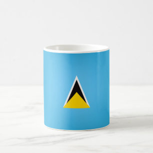 Taza De Café Bandera de Guay Santa Lucía