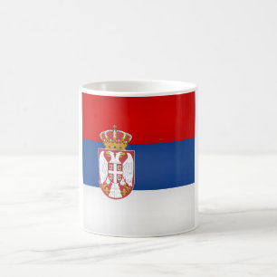 Taza De Café Bandera de Guay Serbia