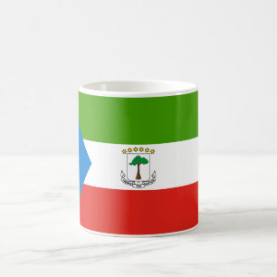 Taza De Café Bandera de Guinea Ecuatorial