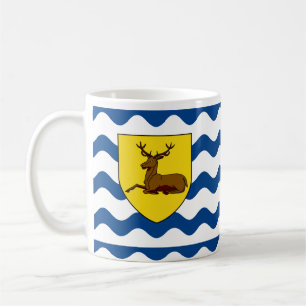 Taza De Café Bandera de Hertfordshire Coffee Mug