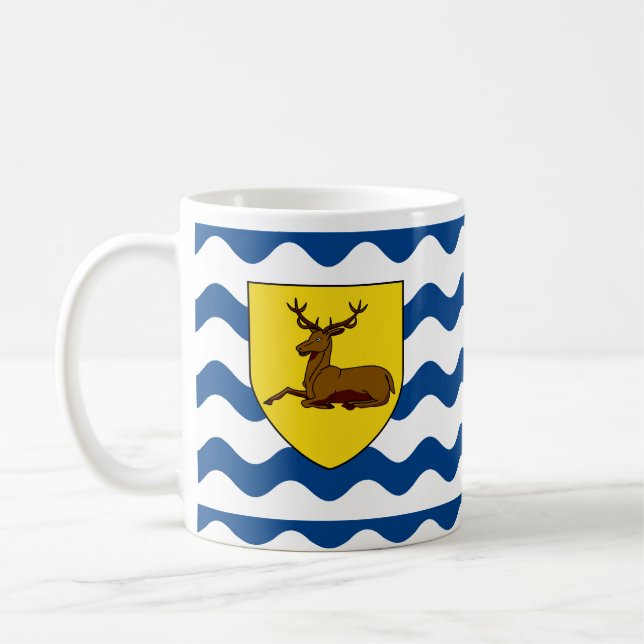 Taza De Café Bandera de Hertfordshire Coffee Mug (Izquierda)