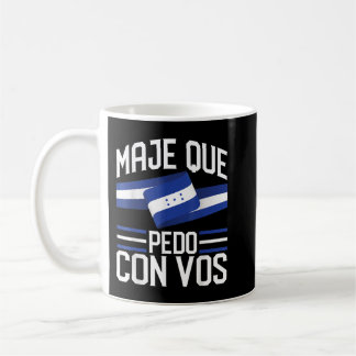 Taza De Café Bandera de Honduras Catracho Orgullo Maje Que Pedo
