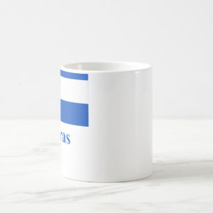 Taza De Café Bandera de Honduras con nombre