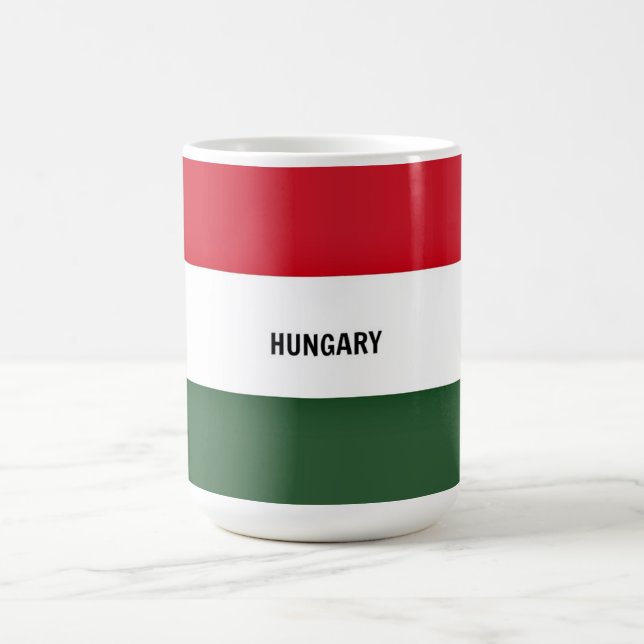 Taza De Café Bandera de Hungría (Centro)