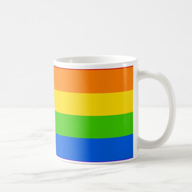 Taza De Café Bandera de igualdad (Derecha)