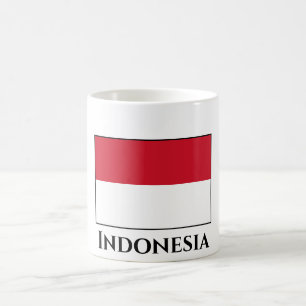 Taza De Café Bandera de Indonesia (indonesia)