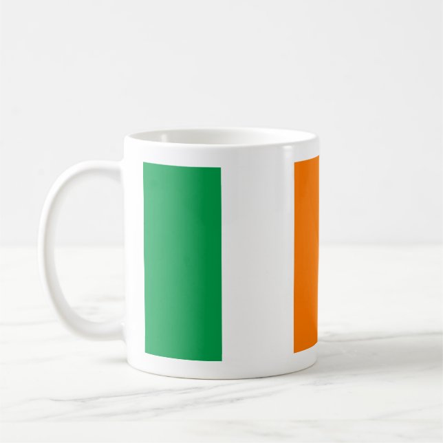 Taza De Café Bandera de Irlanda (Izquierda)