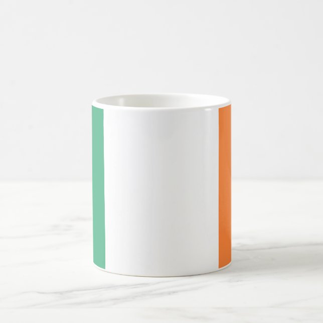 Taza De Café Bandera de Irlanda (Centro)