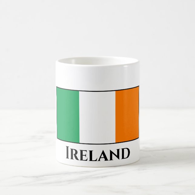Taza De Café Bandera de Irlanda (irlandesa) (Centro)