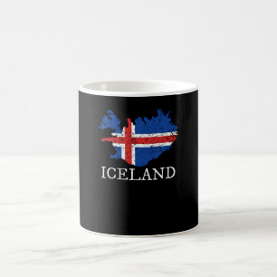 Taza De Café Bandera de Islandia
