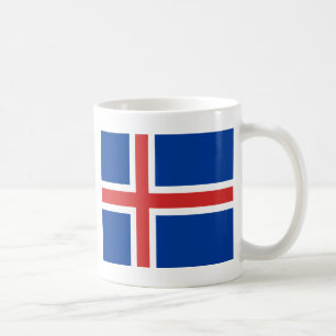 Taza De Café Bandera de Islandia