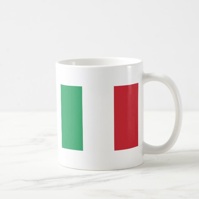 Taza De Café Bandera de Italia (Derecha)