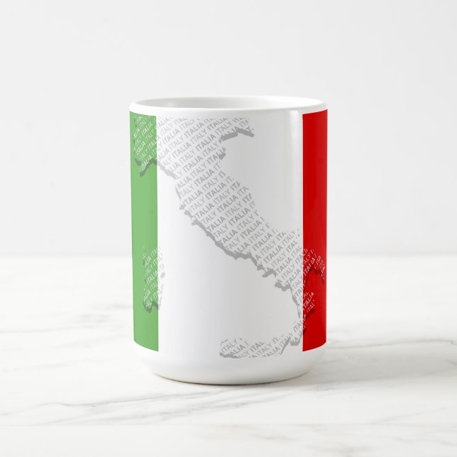 Taza De Café Bandera de Italia (Centro)