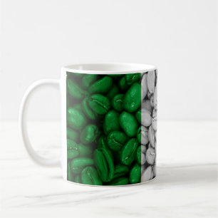 Taza De Café Bandera de Italia con café