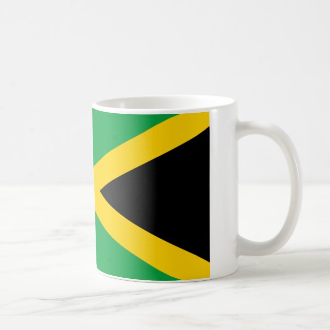 Taza De Café Bandera de Jamaica (Derecha)
