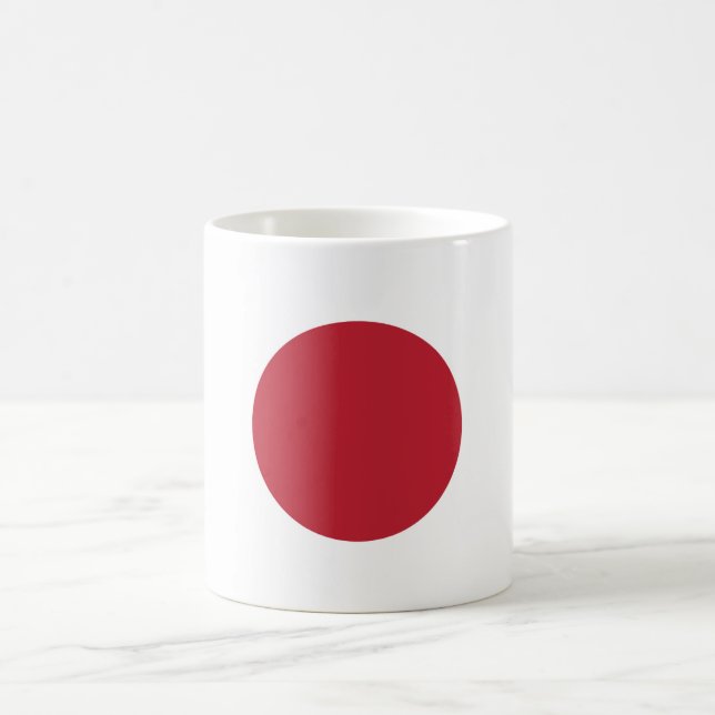Taza De Café Bandera de Japón (Centro)