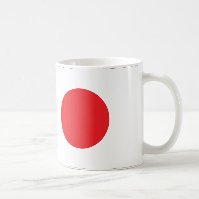 Taza De Café Bandera de Japón (Derecha)