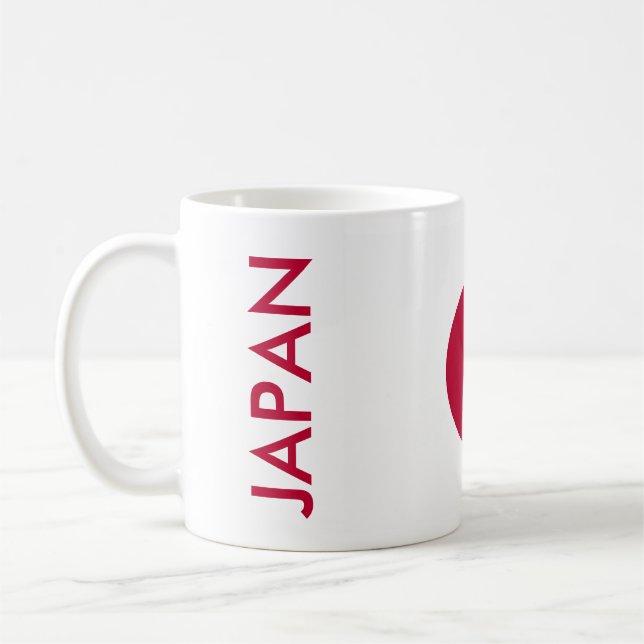 TAZA DE CAFÉ BANDERA DE JAPÓN (Izquierda)