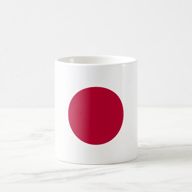 Taza De Café Bandera de Japón (Centro)