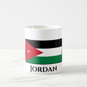 Taza De Café Bandera de Jordania