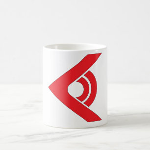 Taza De Café Bandera de Kuriyama Hokkaido Mug