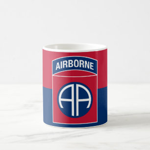 Taza De Café Bandera de la 82ª División Aerotransportada Vetera