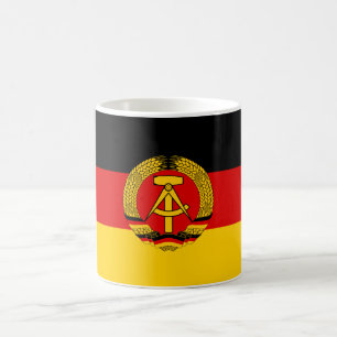 Taza De Café Bandera de la Alemania Oriental