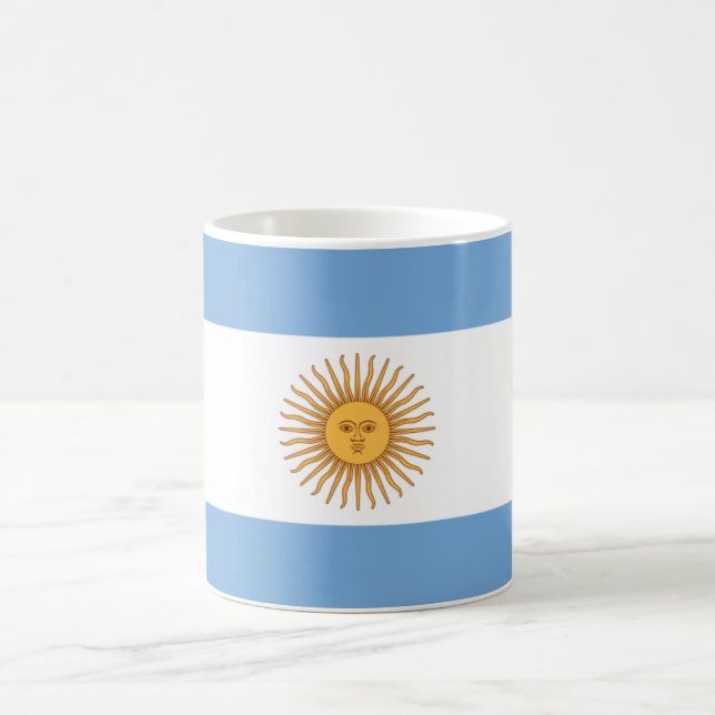 Taza De Café Bandera de la Argentina (Centro)