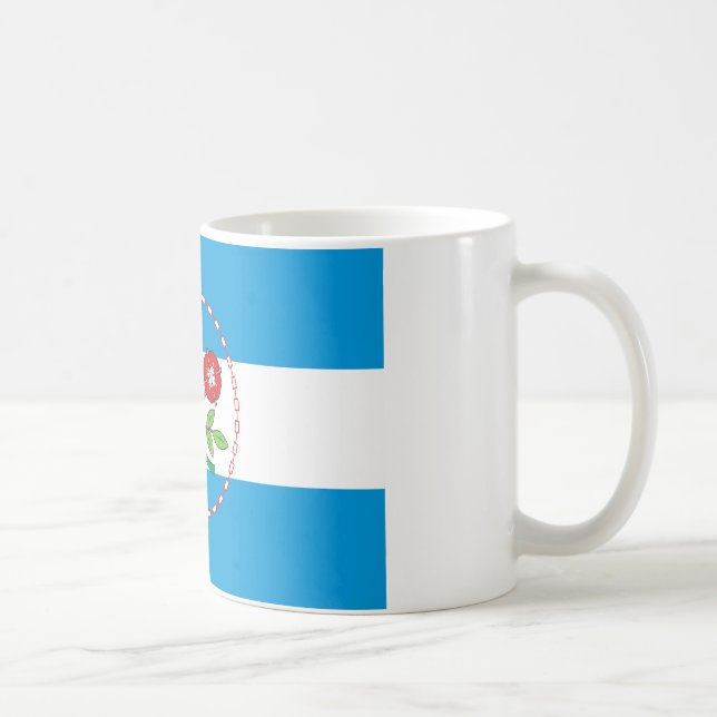 Taza De Café Bandera de la ciudad del Queens (Derecha)