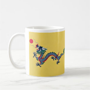 Taza De Café Bandera de la dinastía Qing de China