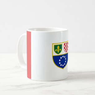 Taza De Café Bandera de la Federación de Bosnia-Herzegovina