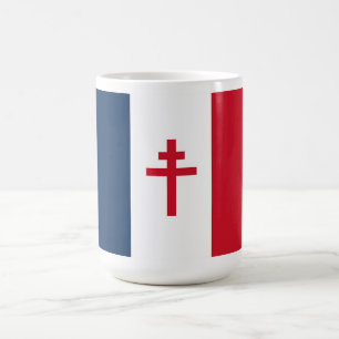 Taza De Café Bandera de la Francia Libre