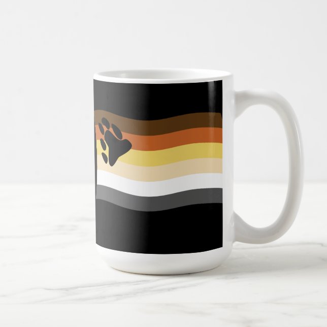 Taza De Café Bandera de la Hermandad del Oso Mug (Derecha)