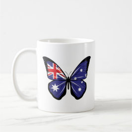 Taza De Café Bandera de la mariposa de Australia