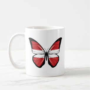 Taza De Café Bandera de la mariposa de Austria