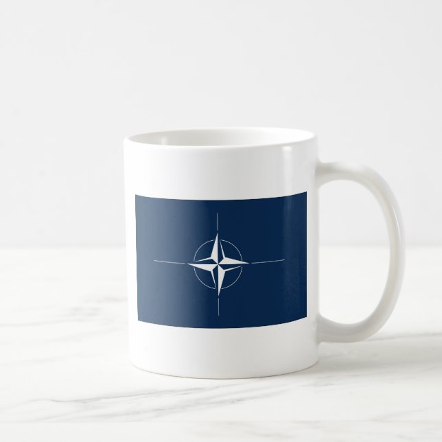Taza De Café Bandera de la OTAN (Derecha)