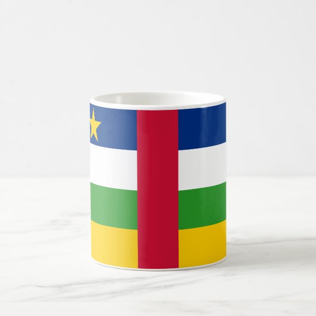 Taza De Café Bandera de la República Centroafricana (Centro)