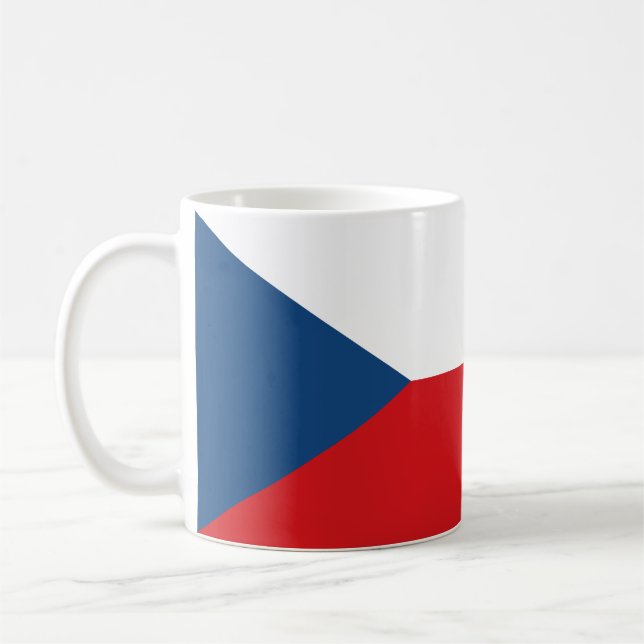 Taza De Café Bandera de la República Checa (Izquierda)