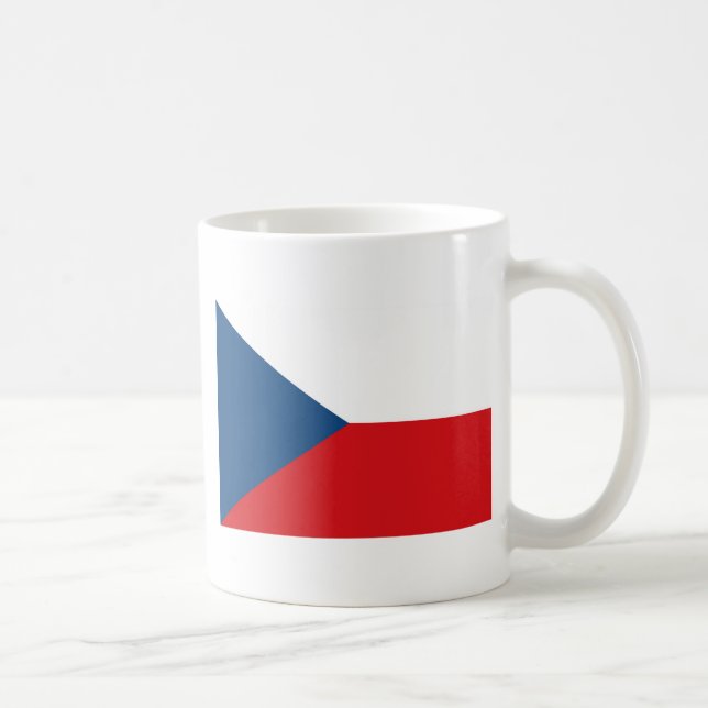 Taza De Café Bandera de la República Checa (Derecha)