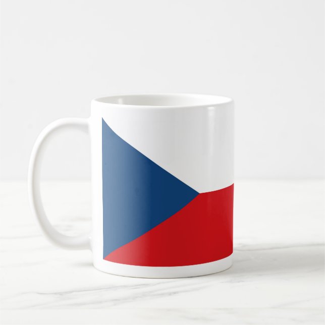 Taza De Café Bandera de la República Checa (Izquierda)
