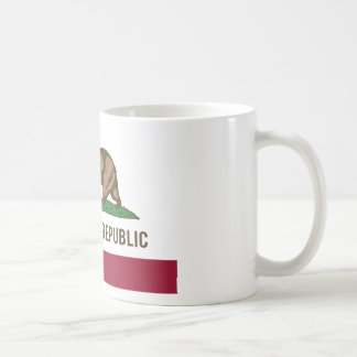 Taza De Café Bandera de la república de California - color