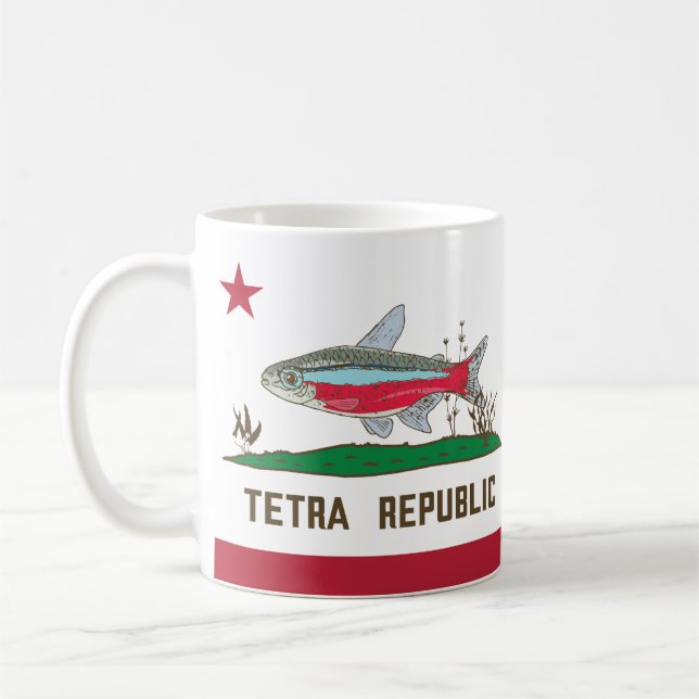 Taza De Café Bandera de la república de Tetra (Izquierda)
