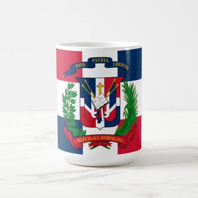 Taza De Café Bandera de la República Dominicana (Centro)
