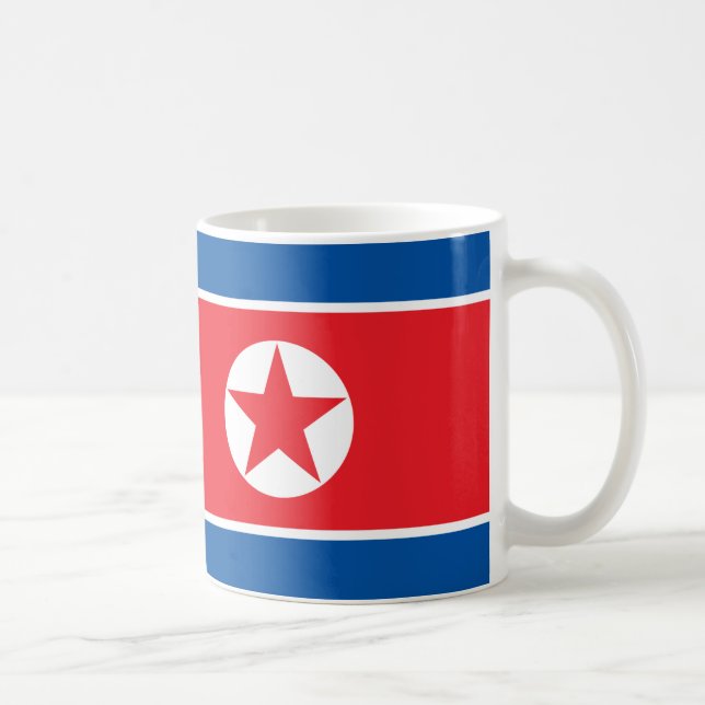 Taza De Café Bandera de la República Popular Democrática de (Derecha)