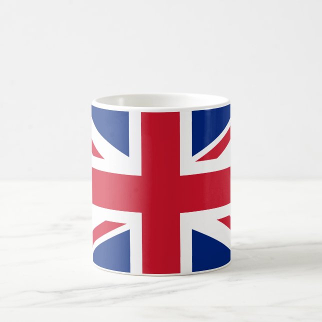 Taza De Café Bandera de la Unión Británica del Reino Unido (Centro)