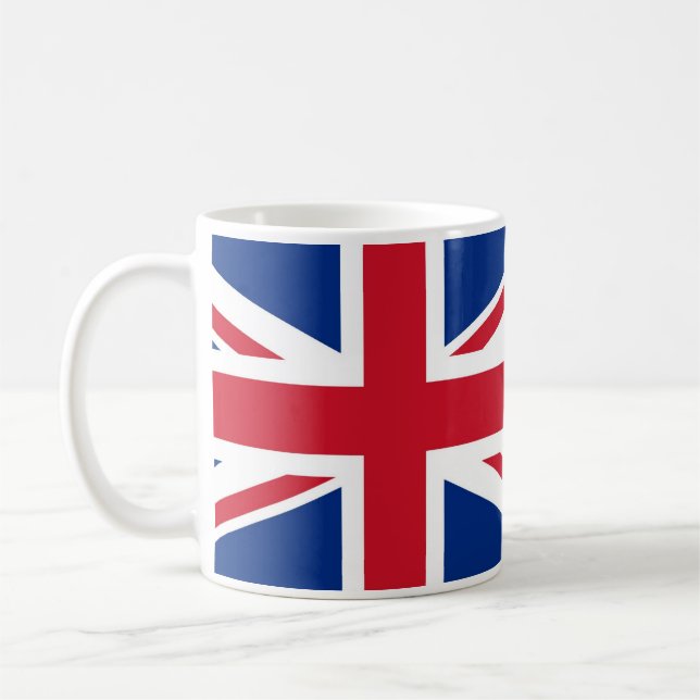Taza De Café Bandera de la Unión Real del Reino Unido (Izquierda)