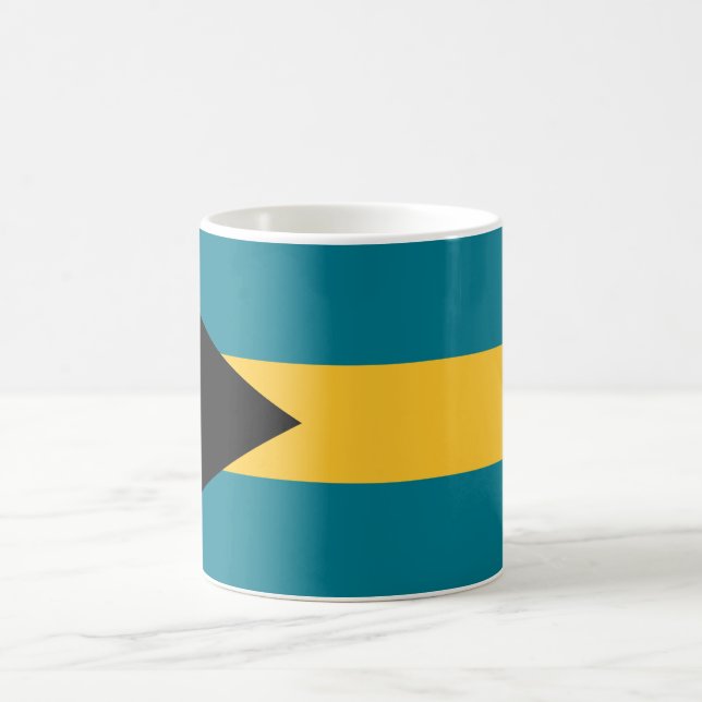 Taza De Café Bandera de las Bahamas (Centro)