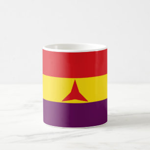Taza De Café Bandera de las Brigadas Internacionales (Guerra Ci