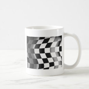 Taza De Café Bandera de las Carreras