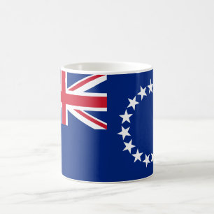 Taza De Café Bandera de las Islas Cook Mug